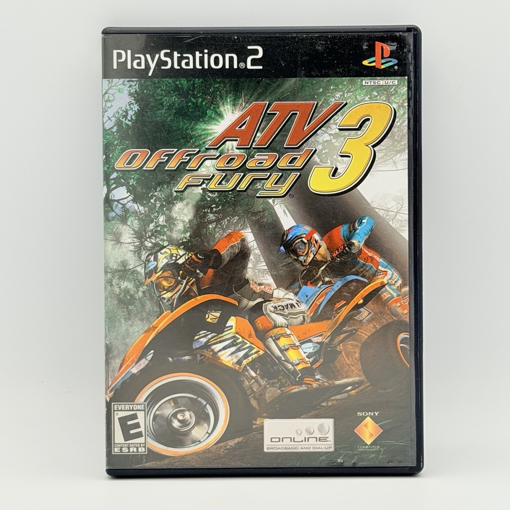 ATV Offroad Fury 3 (Sony PlayStation 2, 2004, PS2) *CASE ONLY* NO MANUAL & DISC